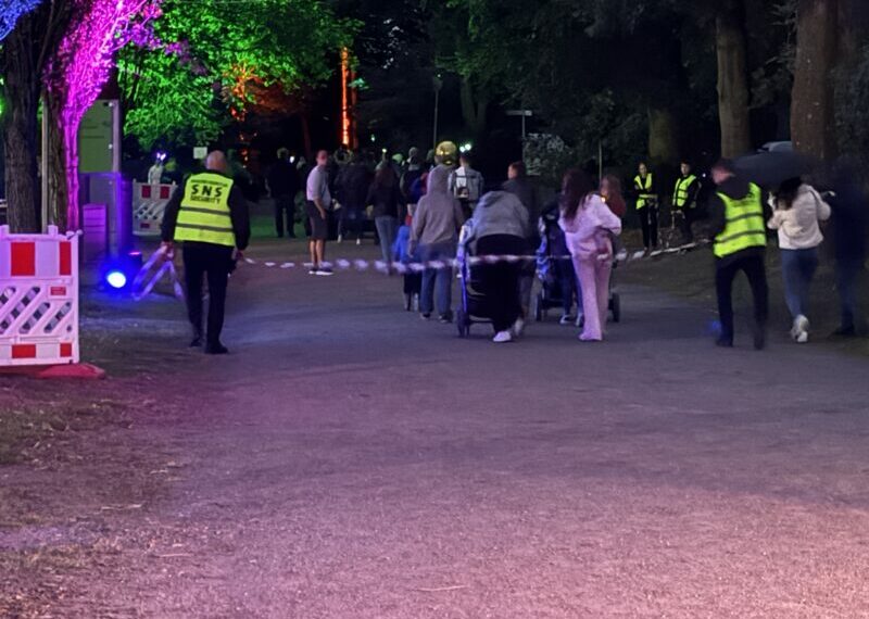 Lichterfest im Fredenbaumpark musste wegen Unwetter abgebrochen werden