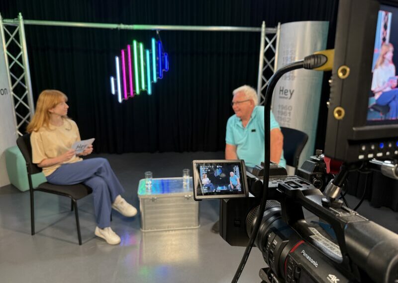 Unser Moderator bei „Hey Boomer“