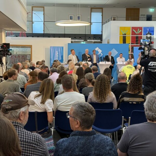 Eine gelungene Wahlarena mit Event Live TV -Produktion Dortmund